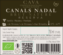 Cargar imagen en el visor de la galería, Canals Nadal Brut Nature Reserva