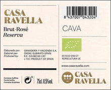 Cargar imagen en el visor de la galería, Casa Ravella Rosé Brut Reserva