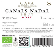 Cargar imagen en el visor de la galería, Canals Nadal Brut Rosé ecológico
